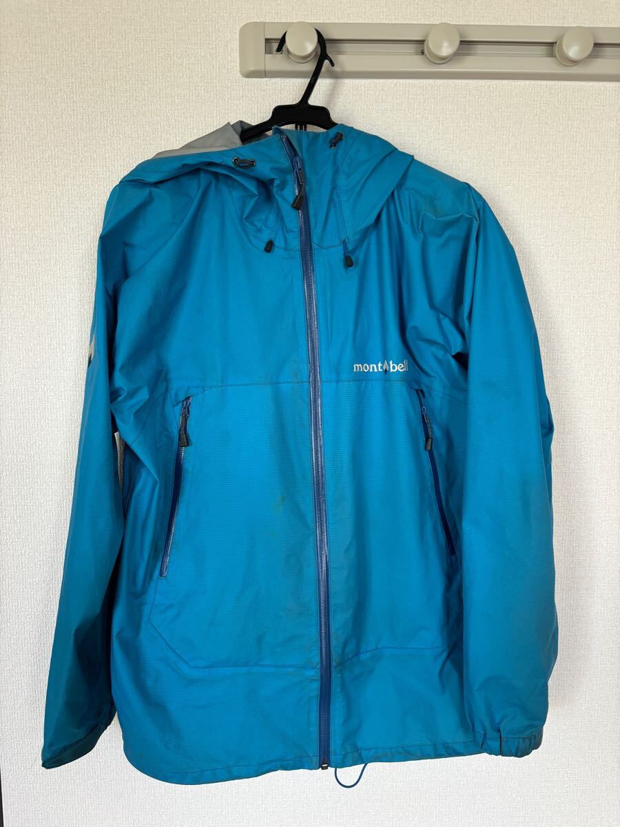 モンベル mont-bell 1128340 [レインダンサー ジャケット メンズ Sサイズ セルリアンブルー] ゴアテックス GORE-TEX
