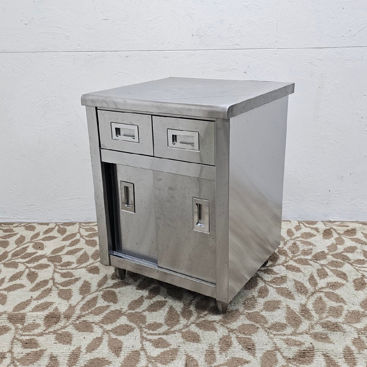 ステンレス 食器庫 /作業台/調理台 W600×D600×H800mm 厨房用品 /C6181