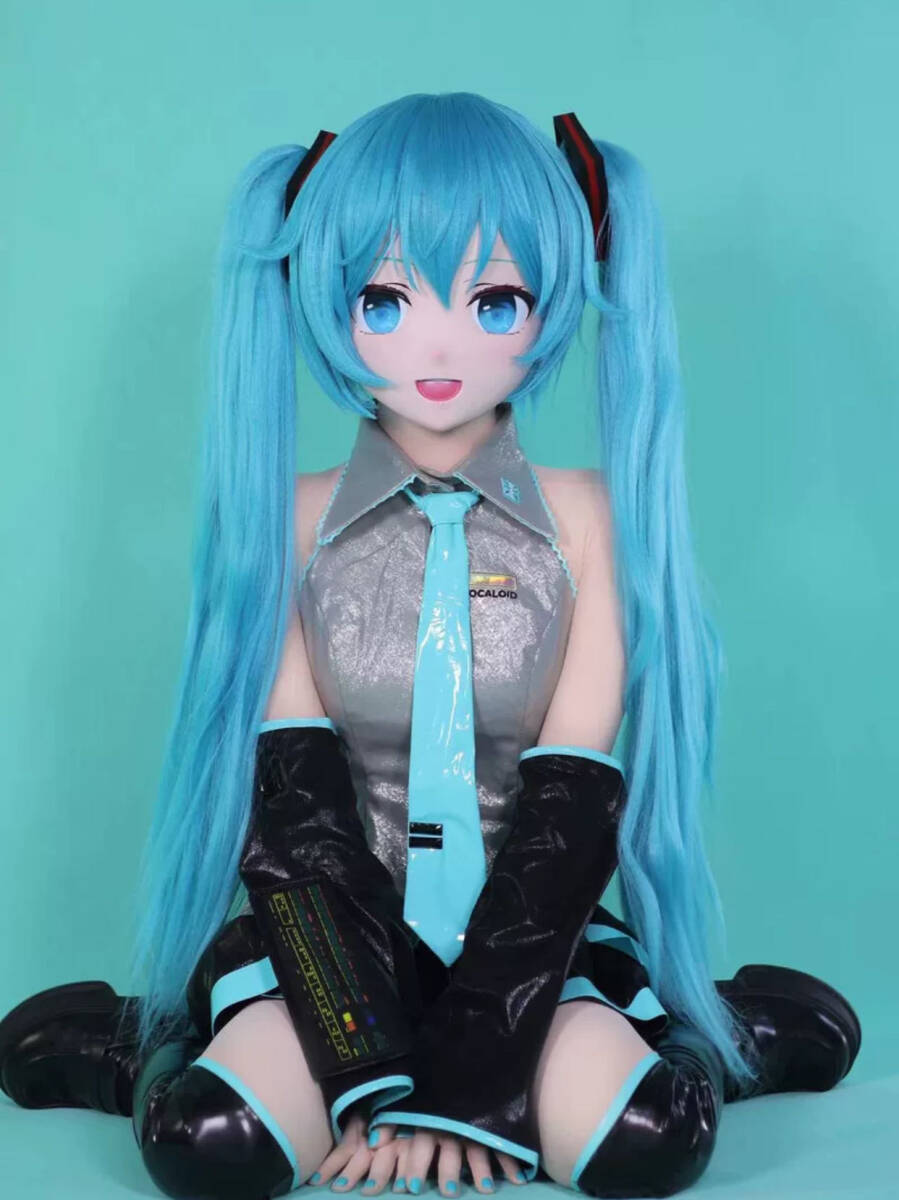 初音ミク 着ぐるみマスク コスプレ 初音ミク 着ぐるみマスク コスプレ