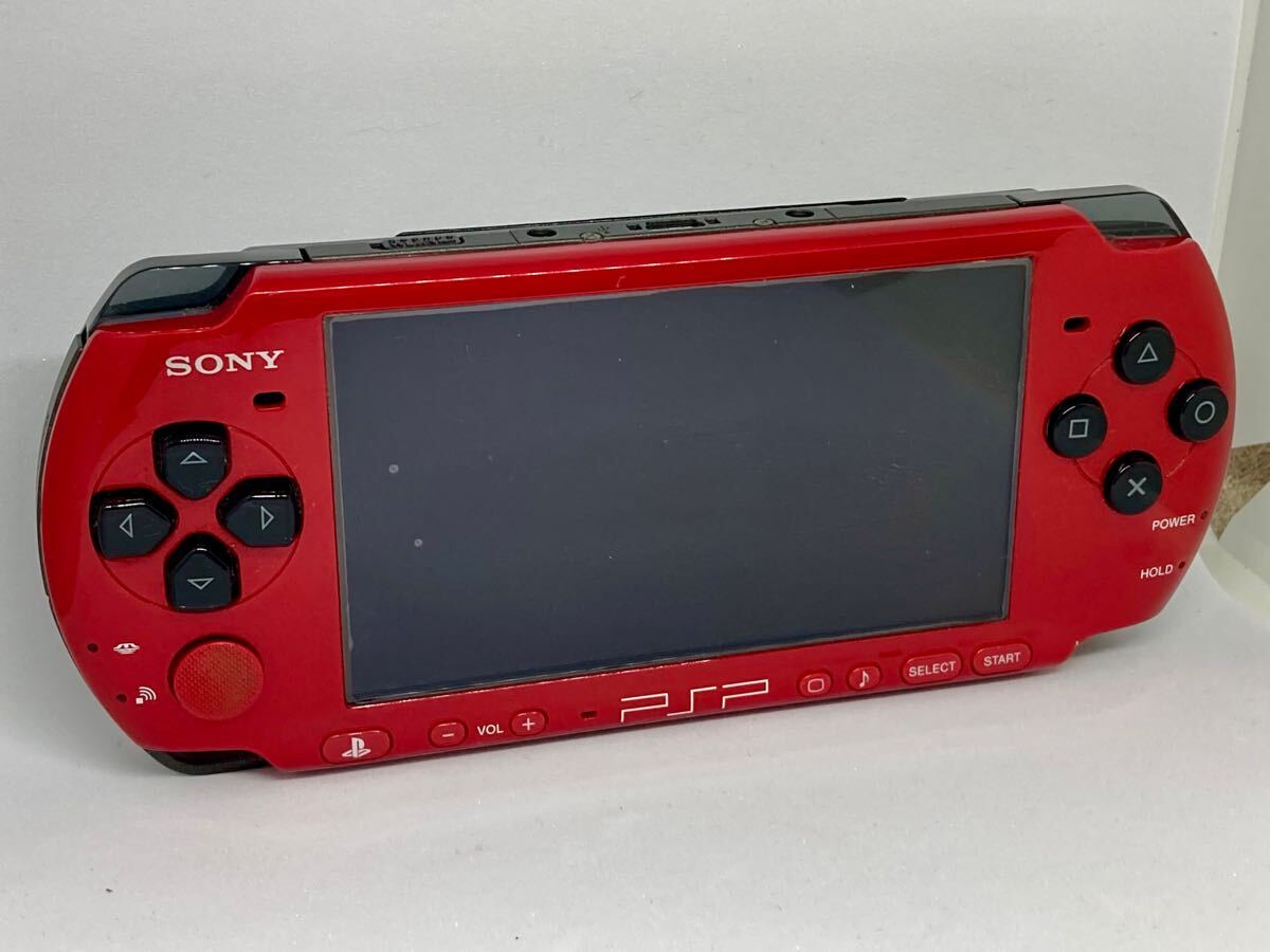 SONY PSP レッド ブラック ジャンク PSP-3000 ソニー プレイステーションポータブル