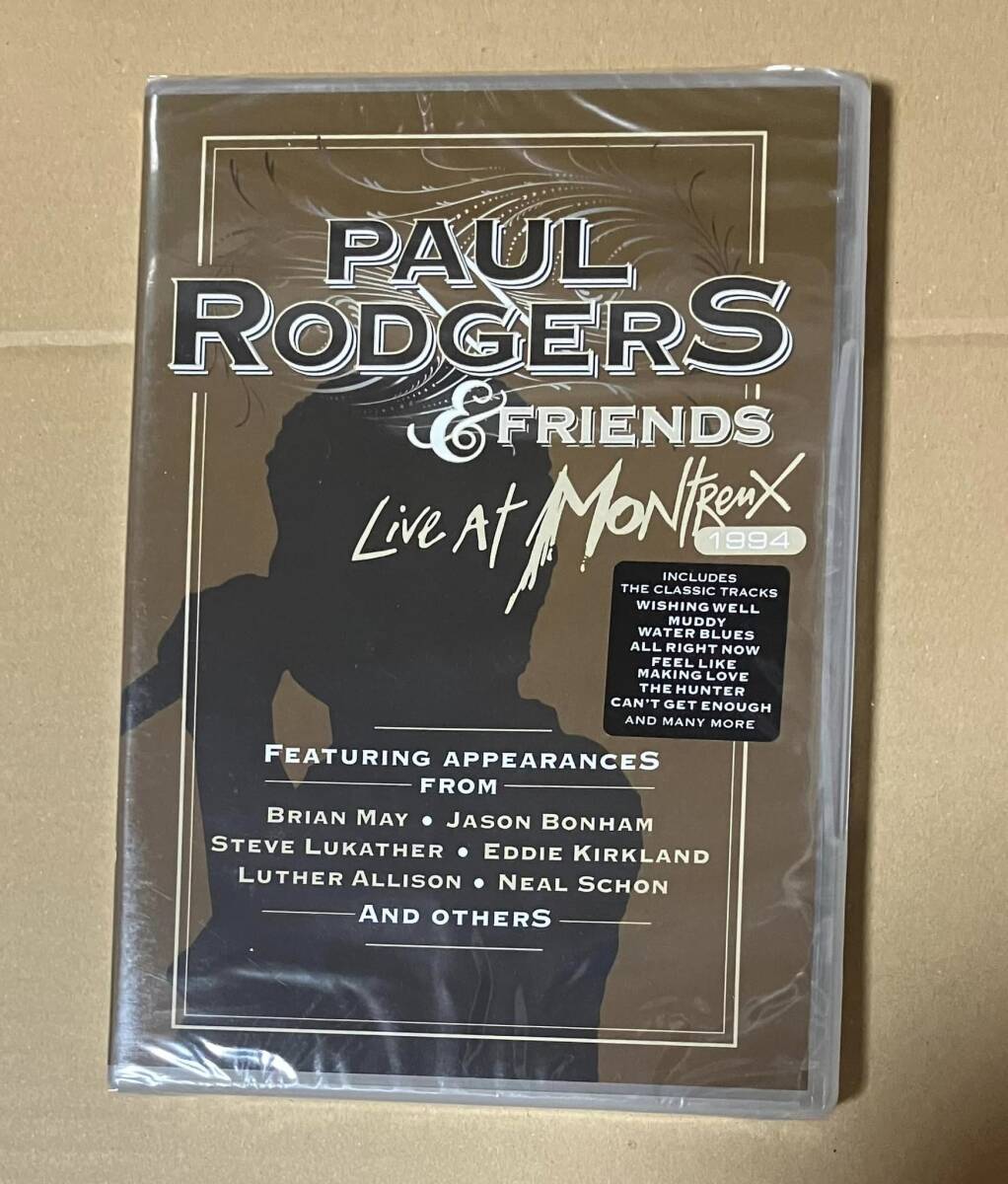 新品未開封　PAUL RODGERS ＆FRIENDS / LIVE AT MONTRUX　1994