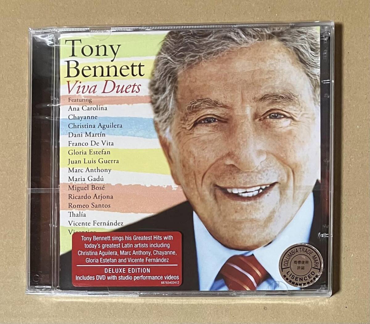 新品未開封　TONY BENNETT / VIVA DUETS (CD＆DVD) ２枚組