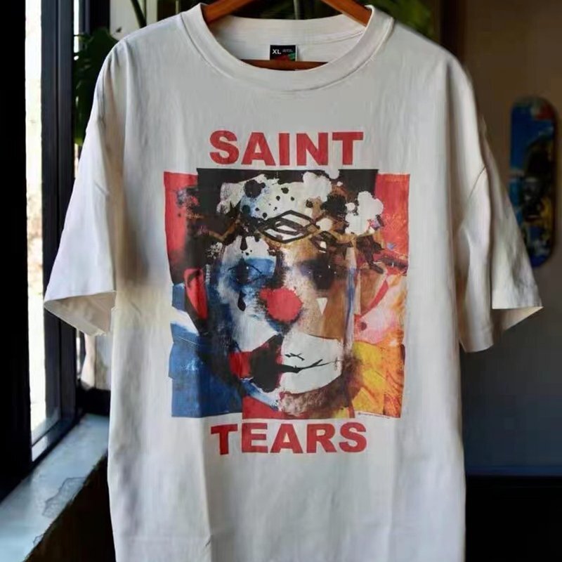 セントマイケル×DENIM TEARS DENIMTEARS CLOWN TEE