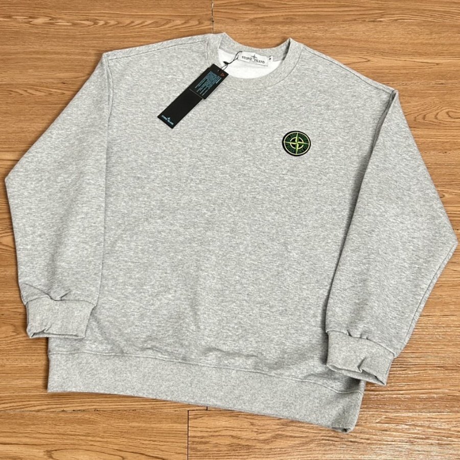 ストーンアイランドSTONE ISLAND ロンT スエットブルーグレー