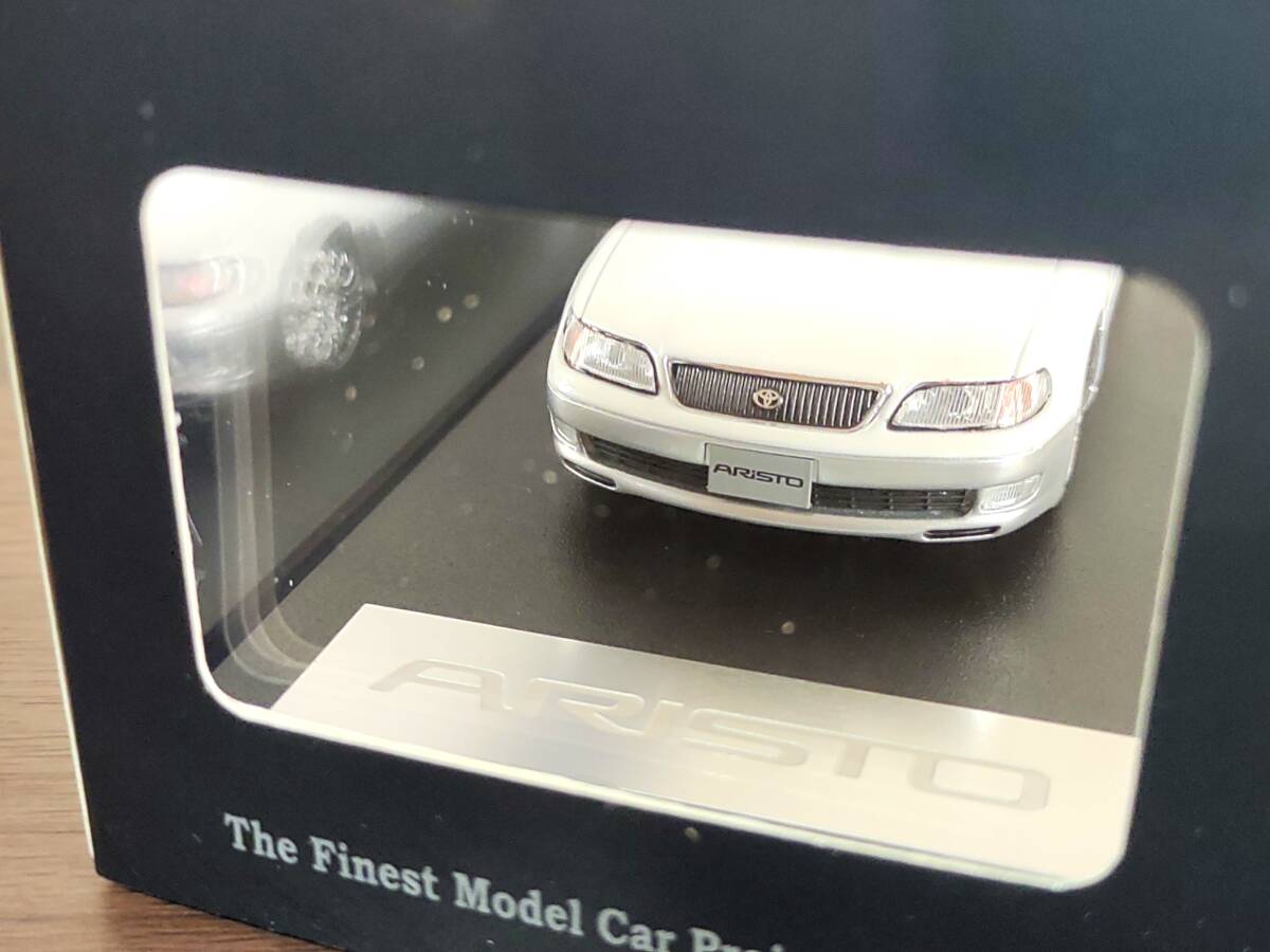 ※MARK43 1/43 トヨタ アリスト 3.0V (JZS147) カスタムバージョン ホワイトパールマイカトーニングG 白 ARISTO 新品／未展示品！