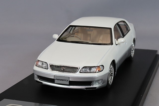 ※MARK43 1/43 トヨタ アリスト 3.0V (JZS147) カスタムバージョン ホワイトパールマイカトーニングG 白 ARISTO 新品／未展示品！
