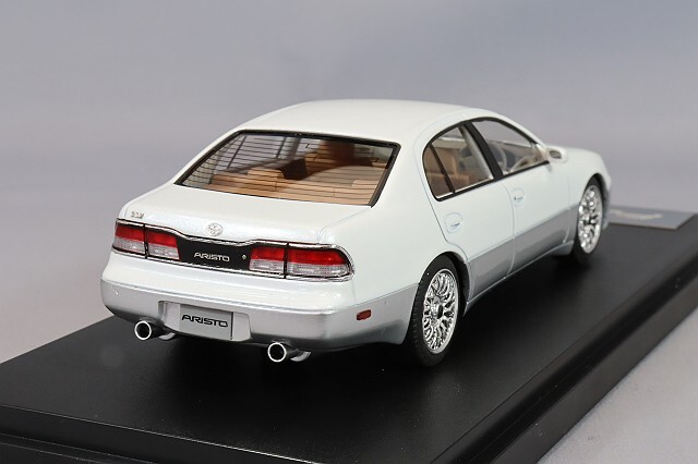 ※MARK43 1/43 トヨタ アリスト 3.0V (JZS147) カスタムバージョン ホワイトパールマイカトーニングG 白 ARISTO 新品／未展示品！