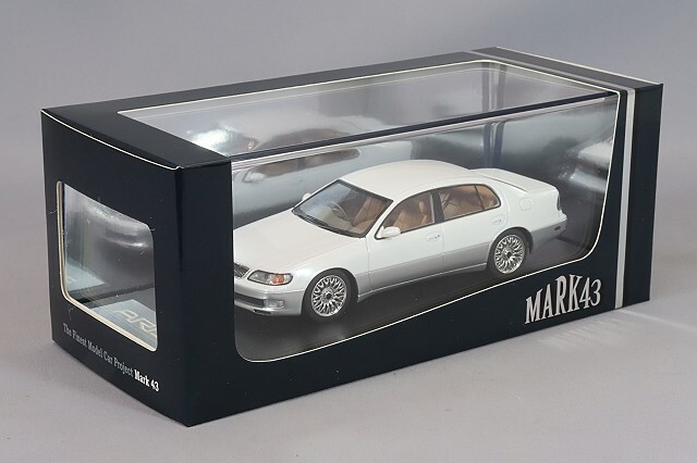 ※MARK43 1/43 トヨタ アリスト 3.0V (JZS147) カスタムバージョン ホワイトパールマイカトーニングG 白 ARISTO 新品／未展示品！