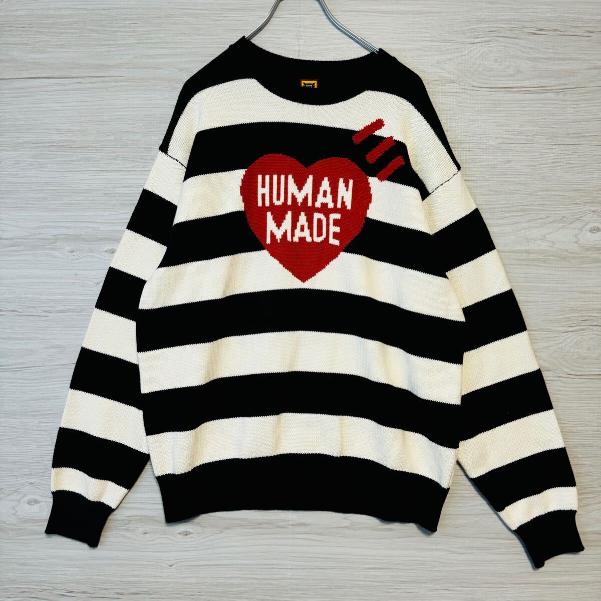 HUMAN MADE ヒューマンメイド ニット セーター Lサイズ HUMAN MADE ヒューマンメイド ニット セーター Lサイズ