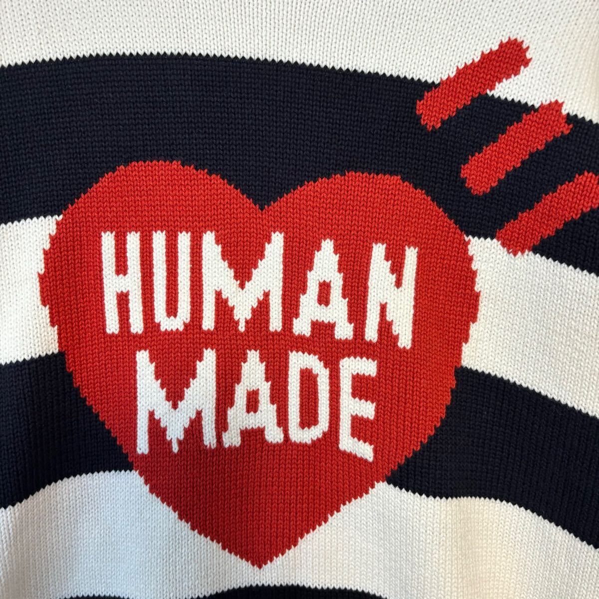 HUMAN MADE ヒューマンメイド ニット セーター Lサイズ HUMAN MADE ヒューマンメイド ニット セーター Lサイズ