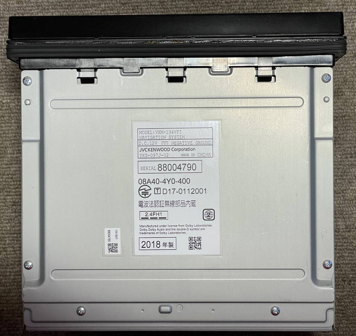 ホンダ 純正ナビ Gathersギャザズ VXM-194VFi(JVC KENWOOD製/7 ホンダ 純正ナビ Gathersギャザズ VXM-194VFi(JVC KENWOOD製/7