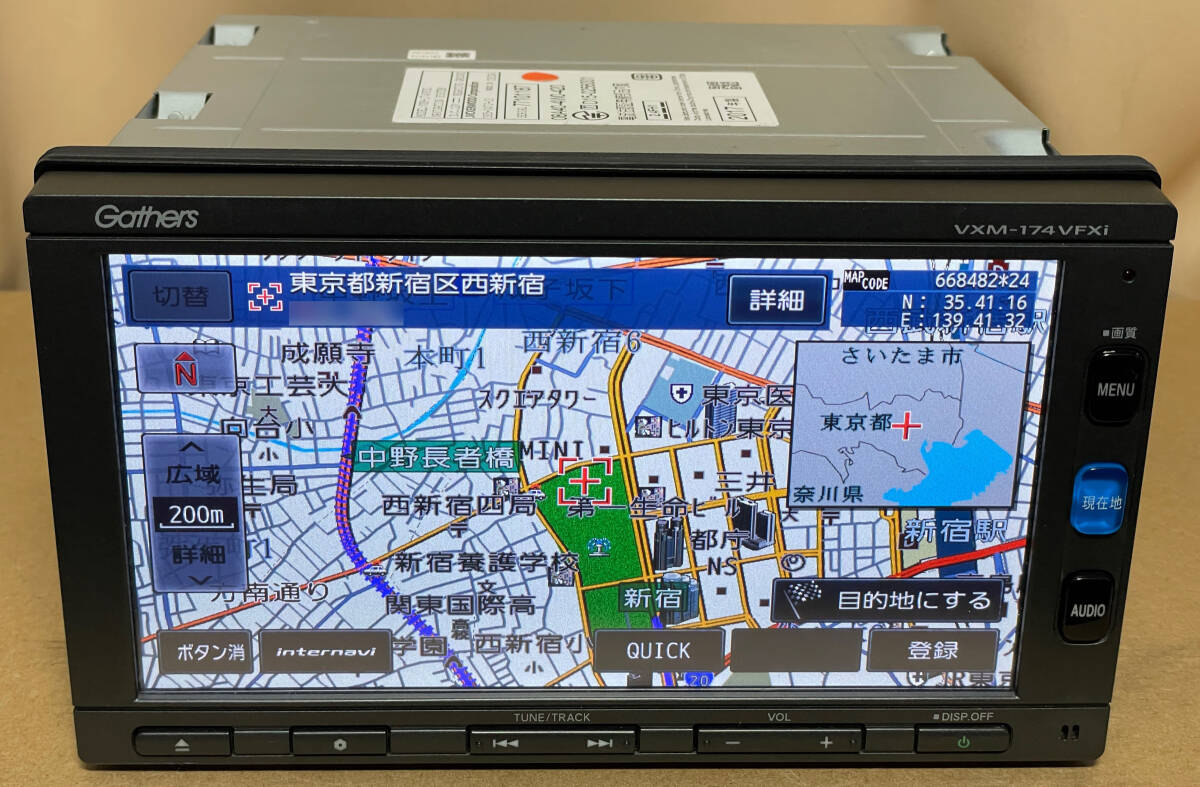 ホンダ 純正ナビ Gathersギャザズ VXM-174VFXi(JVC KENWOOD製/7 ホンダ 純正ナビ Gathersギャザズ VXM-174VFXi(JVC KENWOOD製/7