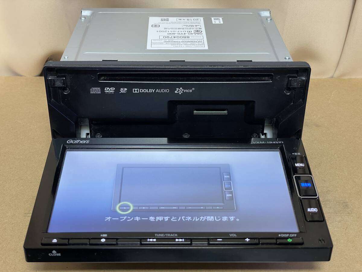 ホンダ 純正ナビ Gathersギャザズ VXM-194VFi(JVC KENWOOD製/7 ホンダ 純正ナビ Gathersギャザズ VXM-194VFi(JVC KENWOOD製/7