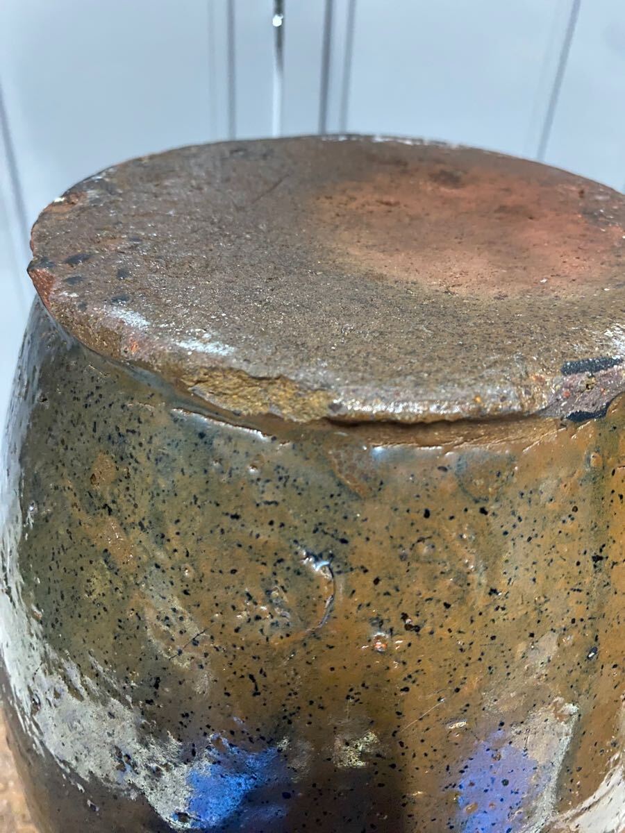 水瓶 瓶 甕 かめ 水鉢 陶器 壺 インテリア レトロ 昭和レトロ