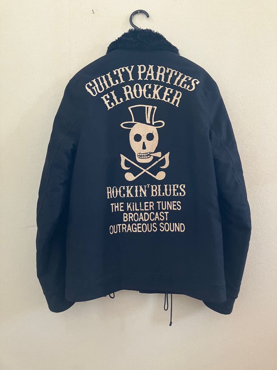WACKO MARIA ワコマリア N-1 デッキジャケット スカルプリント M WACKO MARIA ワコマリア N-1 デッキジャケット スカルプリント M