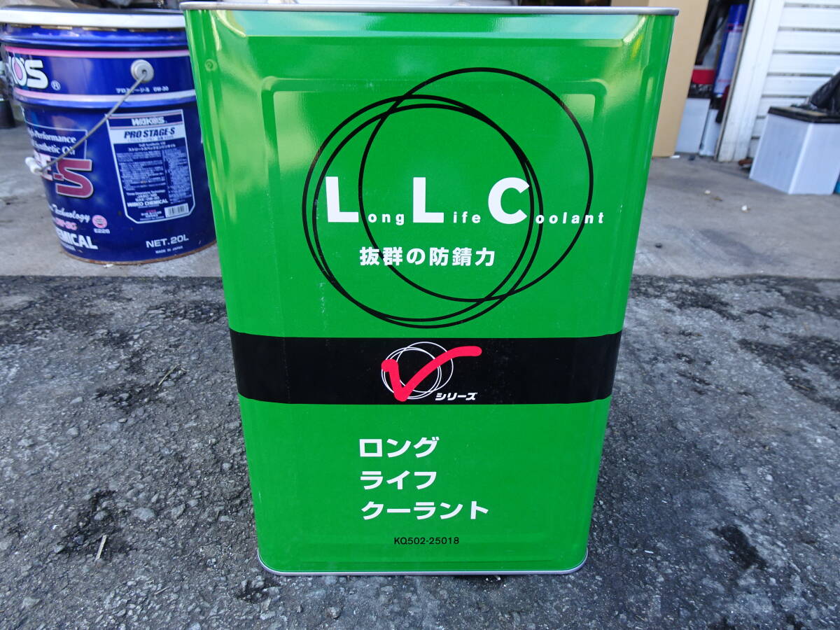 日産純正　PIT　WORK　ピットワーク　Vシリーズ　LLC　ロングライフクーラント　一斗缶　グリーン