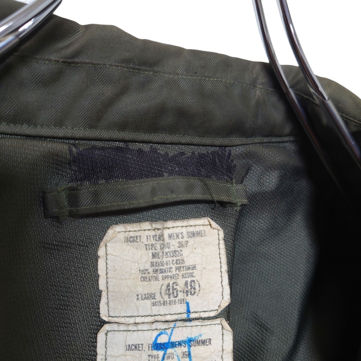 【U.S.ARMY】実物 米軍 CWU-36/P フライトジャケットA-2478_画像9