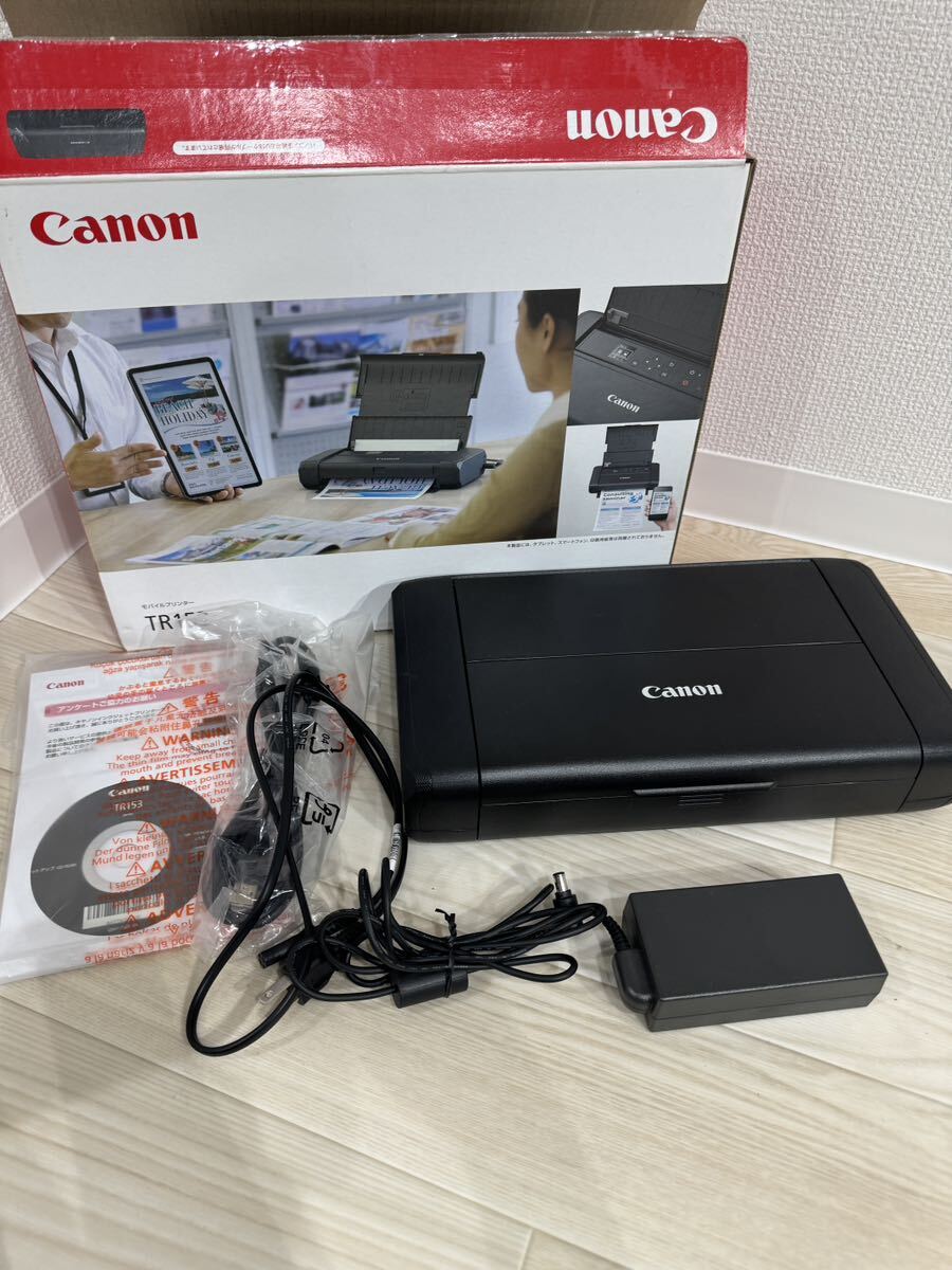 モバイルプリンター Canon K10513 Yahoo!オークション - Canon TR153 K10513 コンパクト モバイル
