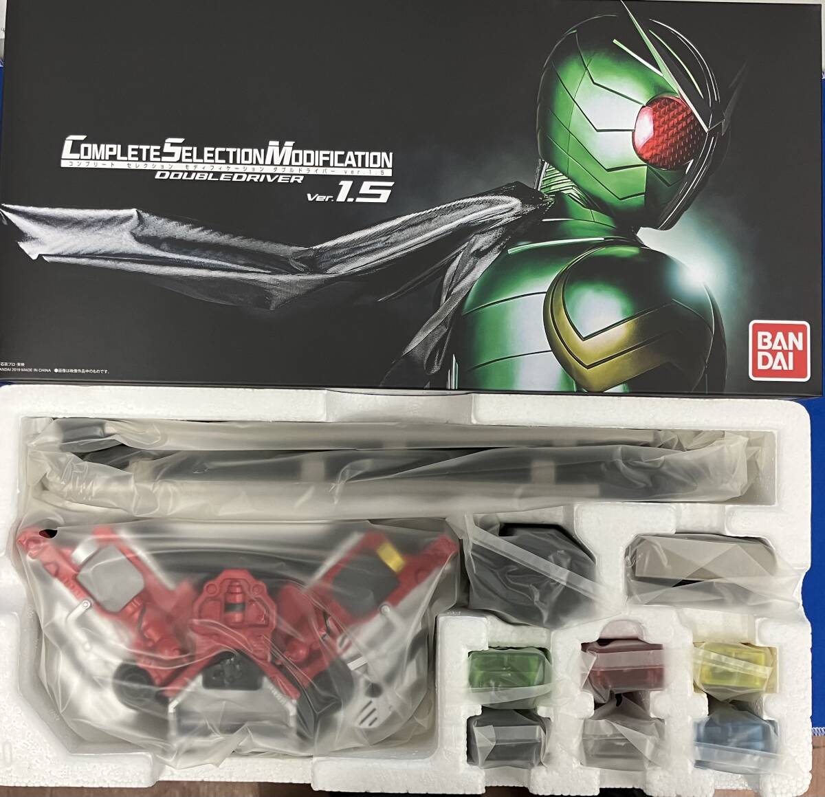 開封済み】「CSM ダブルドライバー ver.1.5 プレバン限定 」仮面 開封済み】「CSM ダブルドライバー ver.1.5 プレバン限定 」仮面