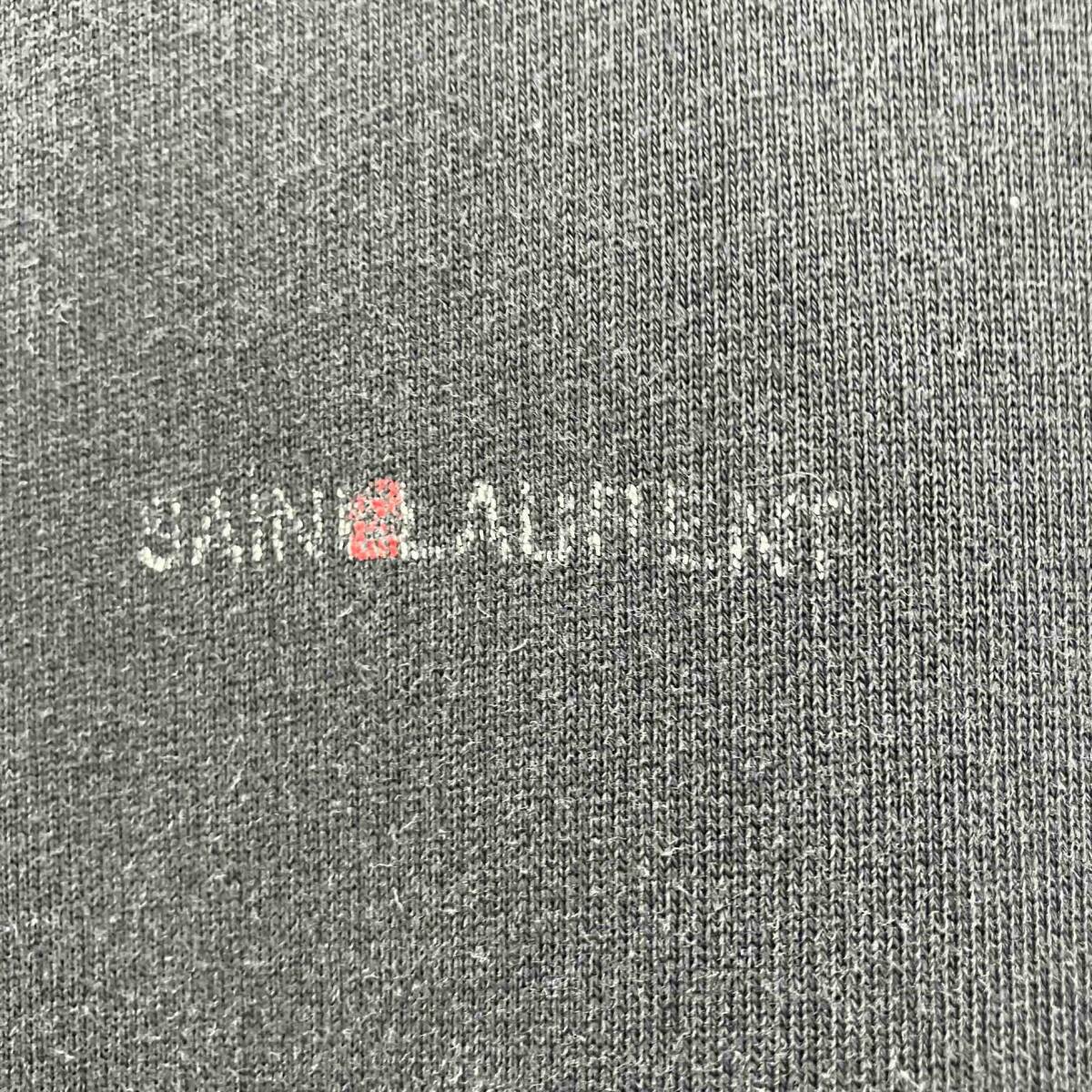Saint Laurent サンローラン パーカー 小物 ロゴ フーディー ブラック 黒 イブサンローラン ロング Tシャツ ティシャツ