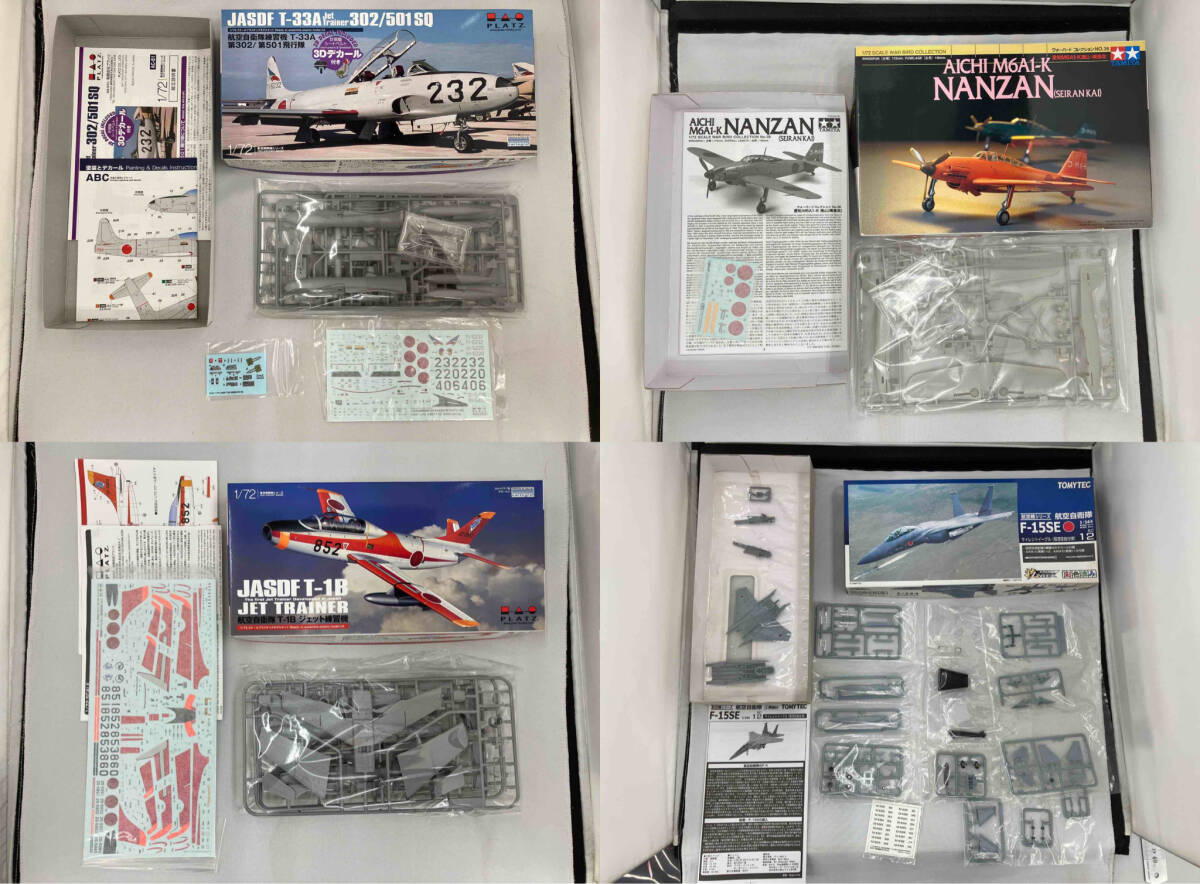 航空機　プラモデル　6点セット　ブルーインパルス　T-2 愛知　M6A1-K N。南山 （晴嵐改）F-4EJ ファントムⅡ 他