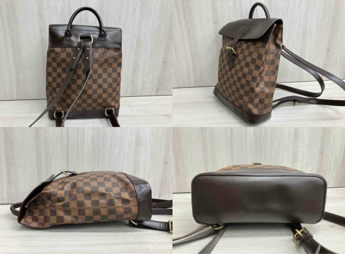 LOUIS VUITTON Louis Vuitton Damier so- horn TH0090 N51132 rucksack brand bag 