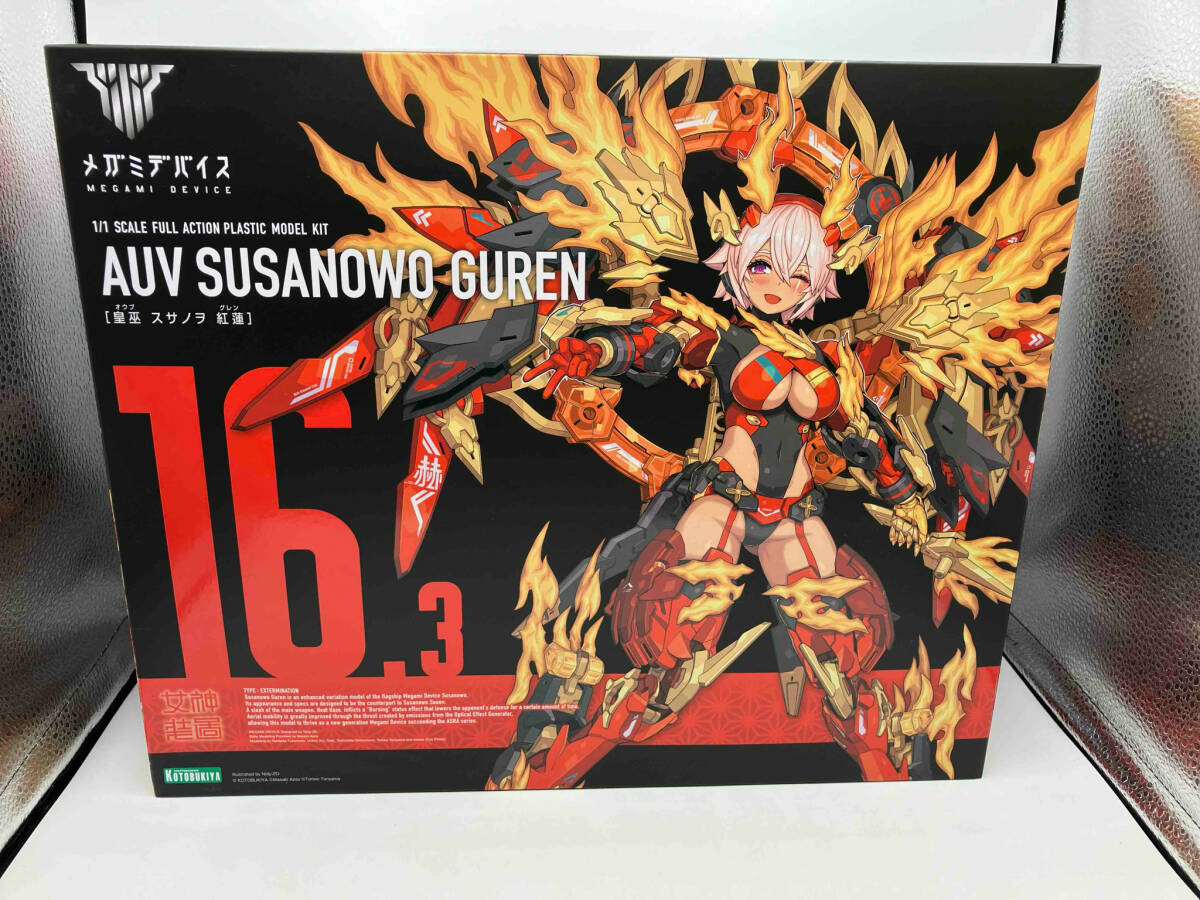 プラモデル コトブキヤ 1/1 皇巫 スサノヲ 紅蓮 メガミデバイス