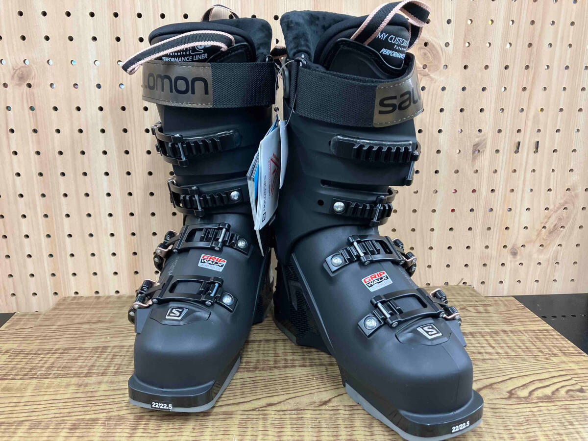 『2年保証』 未使用品 SALOMON サロモン スキーブーツ 22.5cm GW 100W SMAX 22.5cm