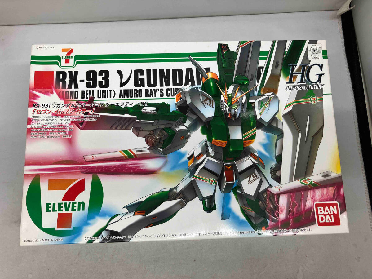 プラモデル バンダイ 1/144 RX-93 νガンダム Ver.GFT セブンイレブンカラー HGUC 「機動戦士ガンダム 逆襲のシャア」 セブンイレブン限定