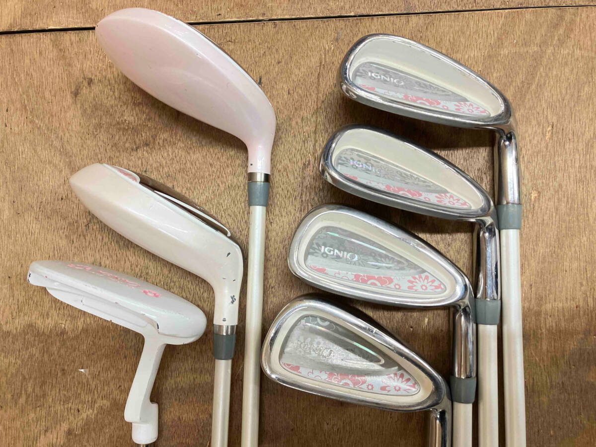 IGNIO レディースゴルフ7本セット　ドライバー欠品