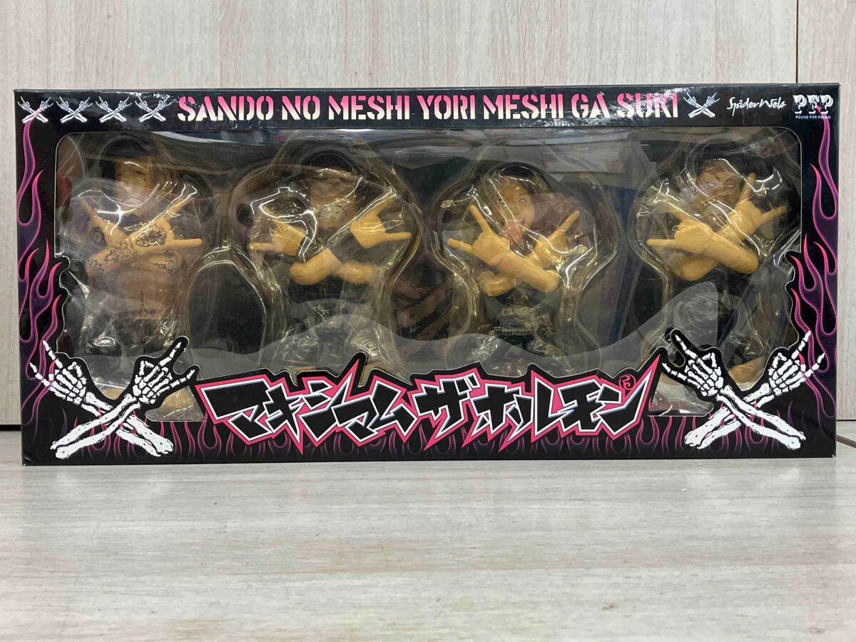 買い誠実 マキシマムザホルモン PVC製完成品フィギュア4体セット 現状品 芸能人、タレント