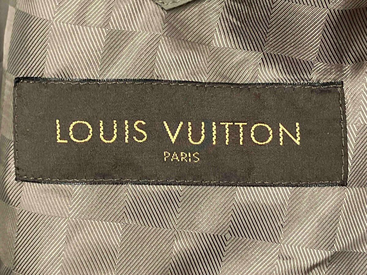 LOUIS VUITTON| кожа переключатель | стеганная куртка | Brown | размер 48(175/84A)| полиэстер | телячья кожа | Louis Vuitton 