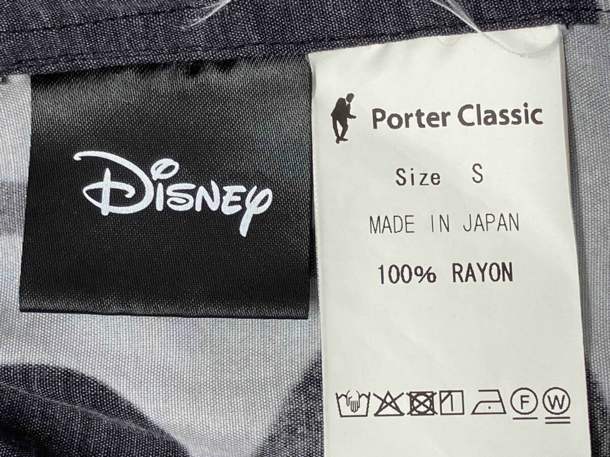 Porter Classic Porter Classic Disney Mickey Mouse aloha shirt size S black 