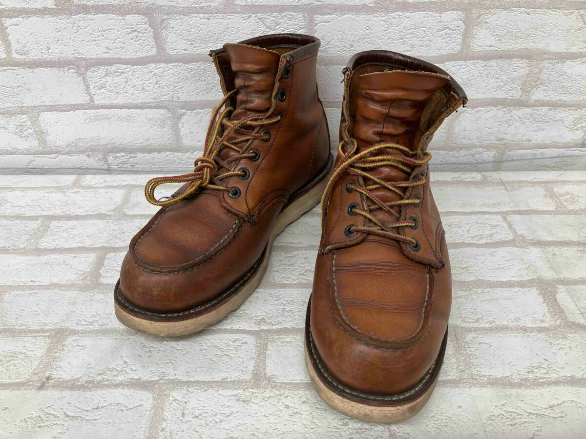 REDWING 875 レッドウィング ワークブーツ ショートブーツ 7ホールブーツ ブラウン メンズ 26.5cm USA 8 1/2