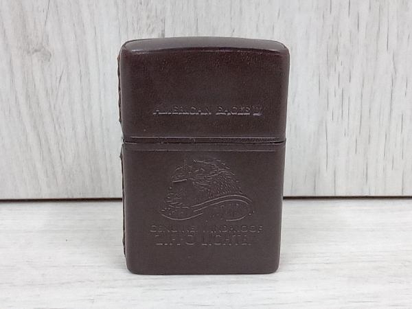Zippo ジッポ― 本革巻 オイルライター