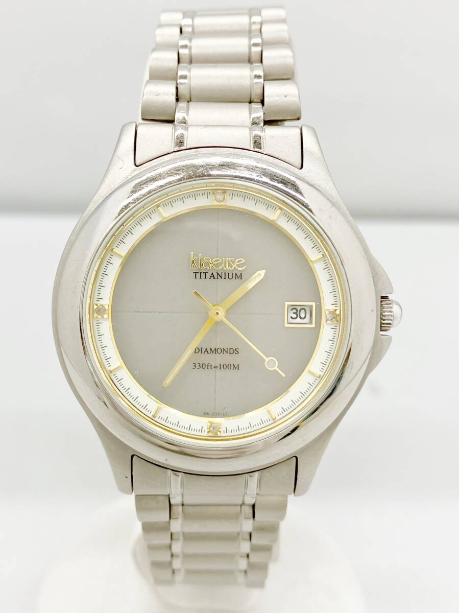 klaeuse クロイゼ SK-235-LI ソーラー 腕時計