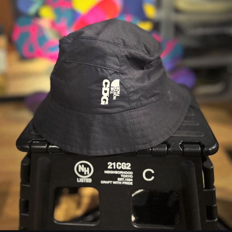 THE NORTH FACE × CDG】PACKABLE RIPSTOP BUCKET HAT パッカブル THE NORTH FACE × CDG】PACKABLE RIPSTOP BUCKET HAT パッカブル