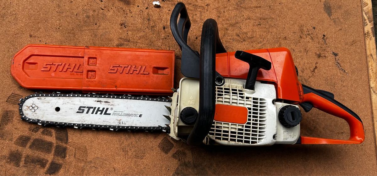 STIHL 021C エンジンチェーンソー チェーンソー スチール チェンソー作動確認済み
