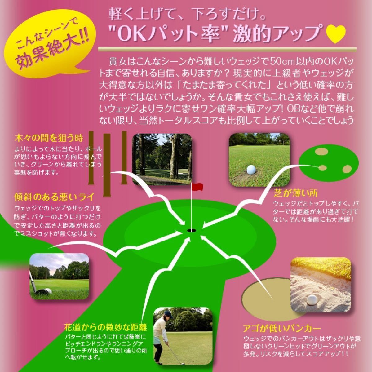 ★ 女子に優しい100切りセット ★ 優しく寄って入って100切り達成の声続々! ダイナゴルフ ダイナミクス レディス チッパー & パター 女性用