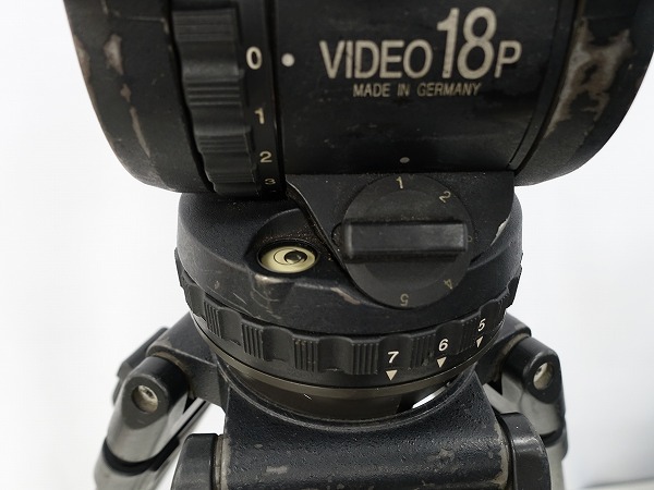 Sachtler カーボン三段三腳 VIDEO18P 100mmボール 5386 ENG2CF グランドスプレッダー CP ザハトラー 動作品 *412084