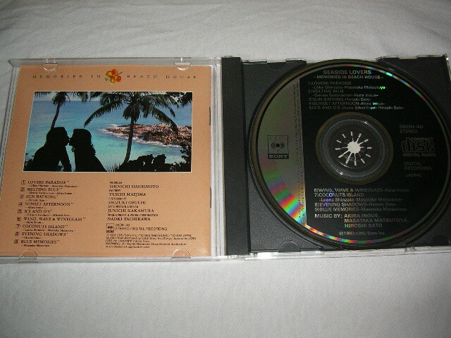 【38DH 40】 シーサイド・ラバーズ MUSIC BY 井上鑑、松任谷正隆、佐藤博 3800円盤_画像3