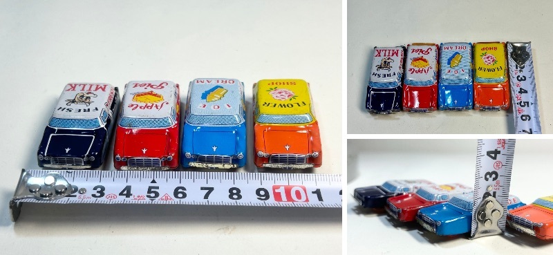 ☆★☆昭和レトロ　ブリキ　玩具　車?。磁_セット　　☆★☆
