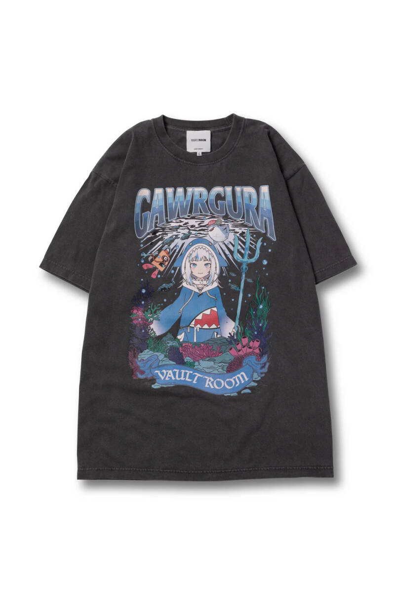 vaultroom ボルトルーム ホロライブ VR × GURA TEE CHARCOAL が vaultroom ボルトルーム ホロライブ VR × GURA TEE CHARCOAL が