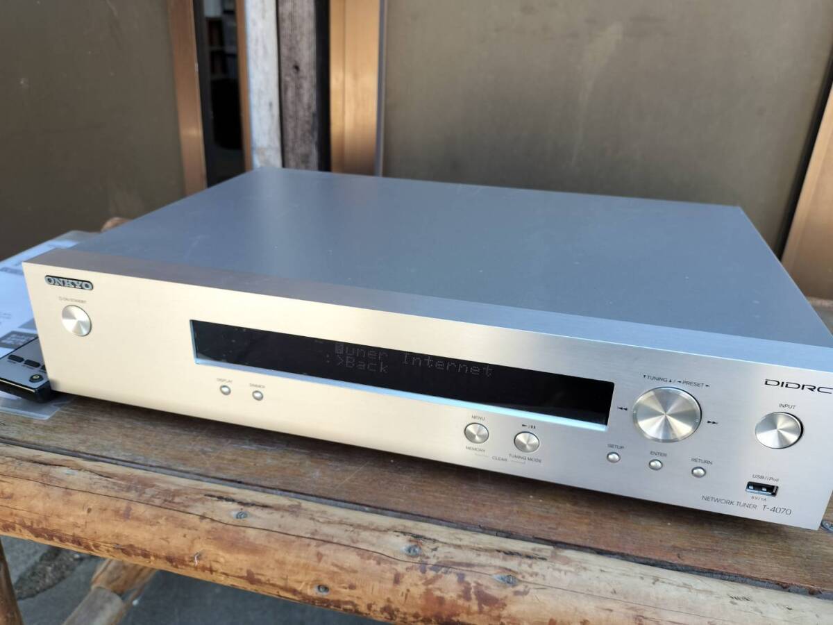 オンキョー ONKYO T-4070 ネットワークオーディオ AM/FM オンキョー ONKYO T-4070 ネットワークオーディオ AM/FM
