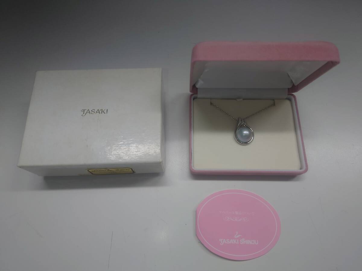 93732 ★　TASAKI　田崎　真珠　マベパール　ネックレス　ペンダント　◆