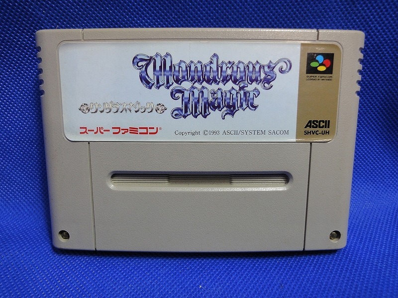 アスキー ASCII スーパーファミコン用ソフト Wondrous Magic SHVC-UH