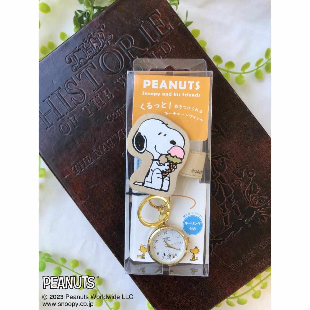 巻きつきKCウォッチ スヌーピー 時計 ピーナッツ フィールドワーク BE グッズ_画像2