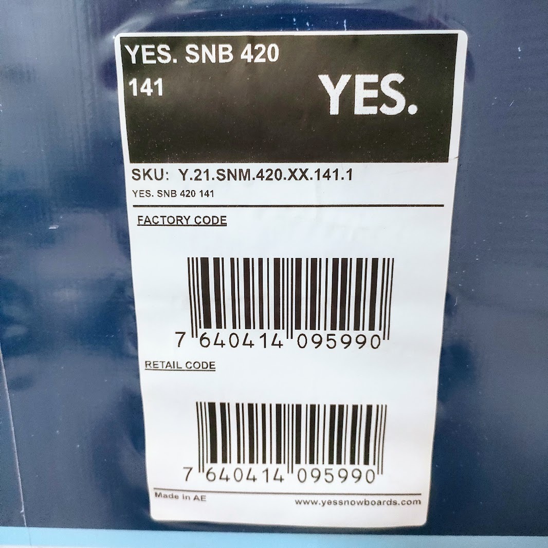 超浮力パウダーボードYES 420 141cm 2020-2021 レディース 超浮力パウダーボードYES 420 141cm 2020-2021 レディース