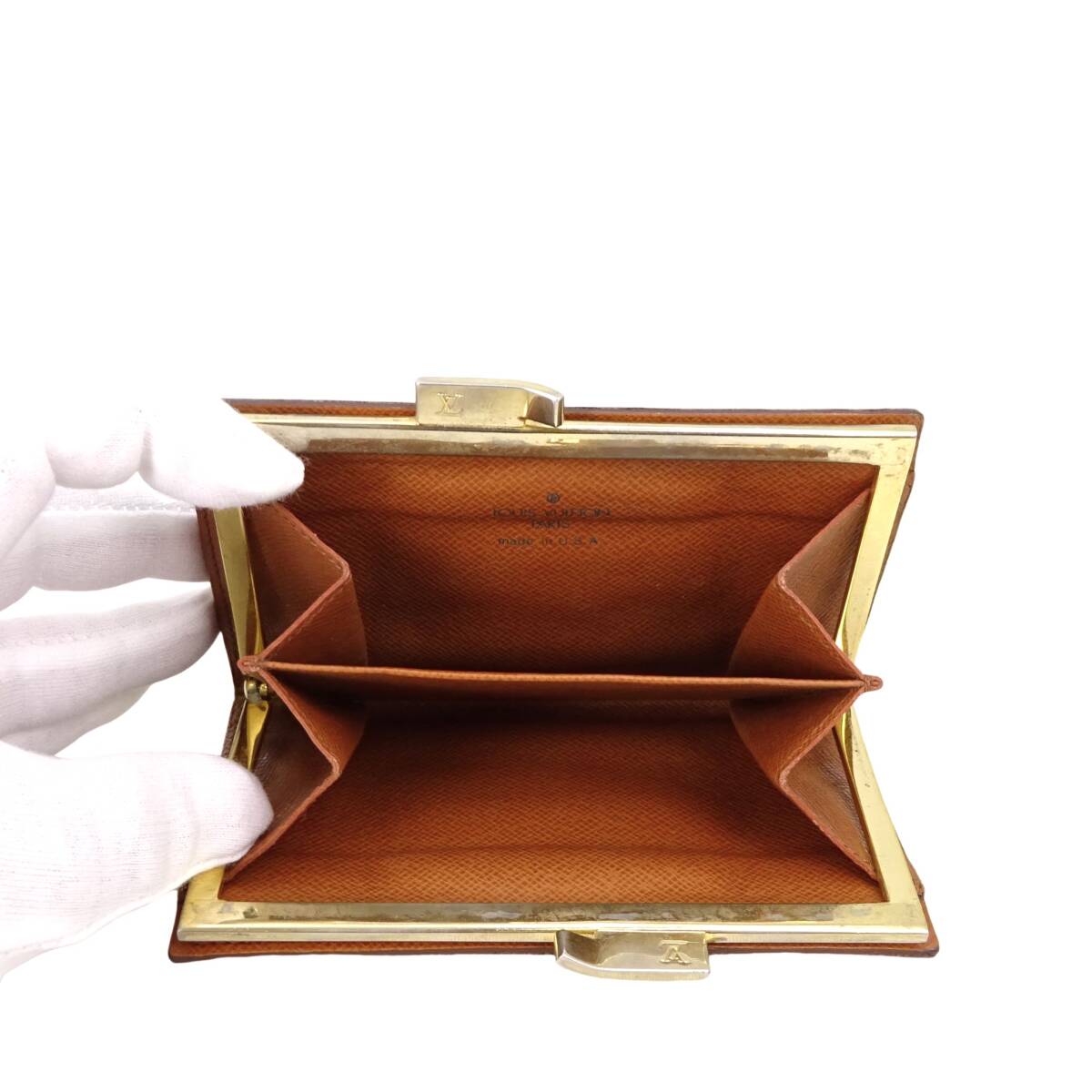 本物美品/USA限定□ルイヴィトン□モノグラム/T61922/がま口型 本物美品/USA限定□ルイヴィトン□モノグラム/T61922/がま口型