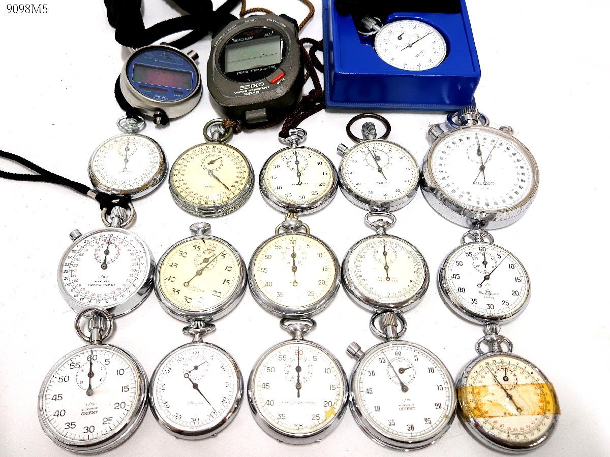 ☆ストップウォッチ 大量 18個 まとめ売り SEIKOSHA/BREITLING
